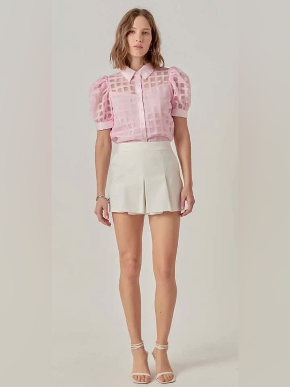 English Factory puff sleeve blouse, NWT ($80)!